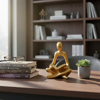 Reading Figurine Lustrous Finish Book Holder Statue Easy to Clean for Party