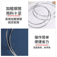 双层火锅店炒锅架子加厚实心钢筋锅架圆形锅圈架隔热防烫加粗双圈
