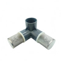 piping Fitting Compact Tri Directional piping Fitting Smooth Three Branch Connector