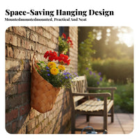 Semi-Circle vertical Vase Indoor & Outdoor Use Home Decor Item Space-Saving