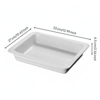 Rectangular Platter Versatile Rectangular Buffet Server Sushi Arrangement Serving Platter for Restaurant Owners