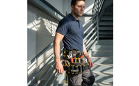 Electrician Tool Pouch with Belt Clip Multi-Pocket Tool Pouch with Belt Clip Heavy Duty Lightweight for Electricians