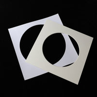 Square Photo Frame Mat Board White Cardboard for Picture Wall Mounting