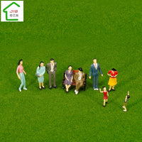 DIY Architectural Sand Table Figures Miniature Multi-Pose Colored Model People