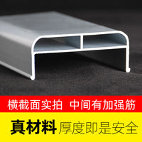 Heavy-Duty Aluminum Alloy Folding A-Frame Ladder for Home and Office Use