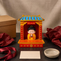 Fortune Shrine Ornament Gift Idea Fortunate God Figurine Festive Decoration