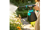 Rechargeable Electric Spray Bottle Adjustable Nozzle Battery-Powered Spray Bottle Handheld Sprayer with Extended Wand Cordless for Gardeners, Homeowners, Garden, Home