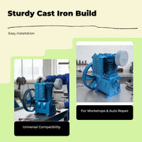 4-cylinder compressor head inflates tires fast