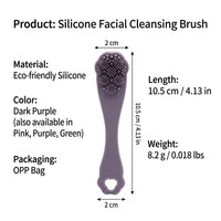 Pore Cleansing Brush for Blackheads, Soft Facial with Nose Cleaning Manual for General Use