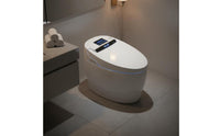 Automatic Bidet Seat Multifunction Smart Toilet Seat Electric Toilet Lid Soft Close Bathroom Fixture Easy to Clean