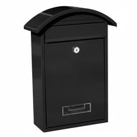 Metal Mailbox Decorative Outdoor Mail Box Powder-Coat Finish Wall Mailbox for Garden