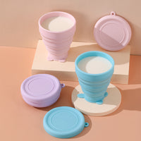 Collapsible Silicone Travel Cup - Portable, High-Temperature Resistant, Mini Outdoor Water Bottle