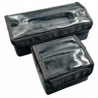 Foldable Makeup Storage Box Combination Portable Makeup Pouch Insert Construction Clear Lid Cosmetic Organizer for Travel