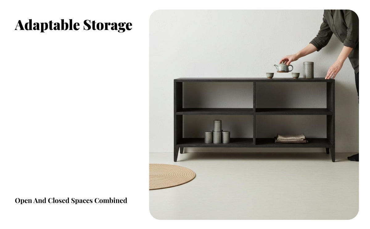 Wabi-Sabi Design 2-Door Entryway Cupboard Natural Wood Grain Accent Cabinet Minimalist Aesthetic Sideboard mid-century-modernmid-century-modernera Influence for Tea Lovers, Homeowners, Renters, Living Room, Bedroom, Home Office, Kitchen