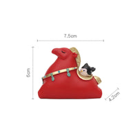 Good Luck Horse Mascot Creative Gift Cute Horse Figurine for Desktop