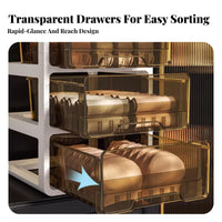 3 Pieces Underwear Storage Box Set Space-Saving Drawer Organizer for households
