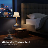 Single-Drawer End Table with Shelf 20th-century20th-century-era modern Modern Design Nightstand