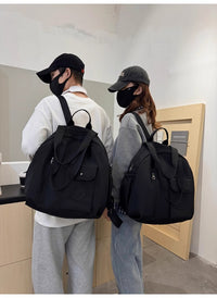 大容量托特包轻便收纳手提行李袋多用百搭双肩包背包女休闲旅行包