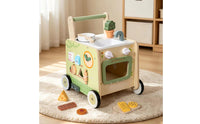 Mobility Toy with Kitchen Sturdy with Shape Sorter Push Toy for Young Children, Nursery