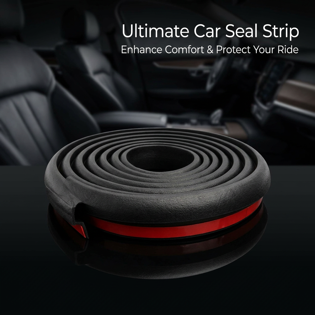 Flexible Car Seal Strip, Universal Rubber Seal Strip for Sedans, Dustproof Car Door Seal, Car Door Rubber Seal Strip, Soundproof Hatchback Seal Strip