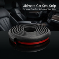 Flexible Car Seal Strip, Universal Rubber Seal Strip for Sedans, Dustproof Car D #variant:A-pillar Z-type (1 meter * 2 pieces)