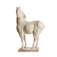 Horse Figurine with Base Weathered Horse Figurine Artistic for Office
