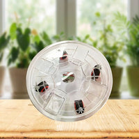 Plant Stand with Wheels, Transparent Resin Round Tray Pot Stand, Large Floor Standing Indoor Outdoor Simple Style for Easy Moving Potted Plants