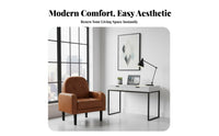 Upholstered Single Sofa Minimalist design Accent Chair Modern Design snug for Apartment Dwellers, Students, Living Room, Bedroom