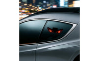 Side Window Light Dynamic Devil Eye Light Animated for Night Driving, Drivers