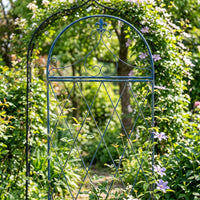 Trellis for Climbing Plants, 111-170cm Iron Garden Support, 50cm Wide Rust-Resistant Plant Trellis, Sweet Pea