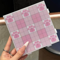 粉色猫爪拼豆板长钉画线款52钉可拼接2.6mm拼豆板手工益智耐高温