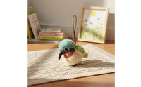 Songbird Soft Toy Cute Bird Stuffed Animal Birthday Gift Round Bird Stuffed Animal for Girls