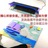 2024 Heated Mouse Pad Desk Mat with Adjustable Temperature for Office and Home Use