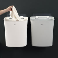 Wall-Mounted Laundry Hamper Plastic Clothes Storage Basket for Bathroom and Home