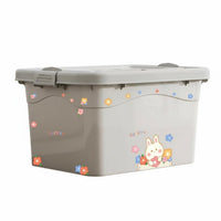Wheeled Storage container Large Capacity Organizing Box Portable for Families, Parents