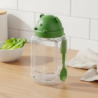 Bear Lid Salad Jar Easy to Carry Salad Jar for Office