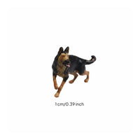 1/64 Scale Dog Figurine Fine Workmanship Mini Dog Model 3D Printed