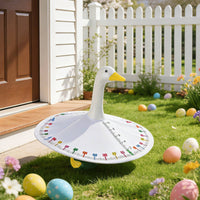 Back to School Goose Costume Creative Design Goose Statue Ruler Cape for Garden