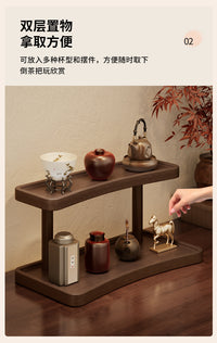 桌面置物架手办摆件展示机茶杯马克杯杯架化妆品收纳架玄关储物架