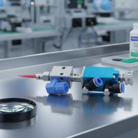 Needle Dispensing Valve Quality Material Manufacturing Part Clean Break
