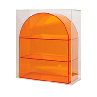 Tabletop Storage Rack Easy to Clean Acrylic Organizer with Shelves Lightweight