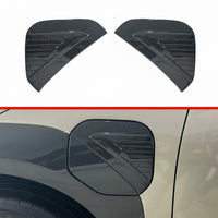 2 Pieces Decorative Gas Cap Cover Trim Shielding Charging Port Door Cover for Automaker bZ4X Owners