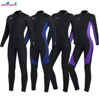 DIVE&SAIL3mm潜水服男连体保暖冲浪潜水衣女加厚防寒浮潜冬季泳衣