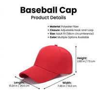 Embroidered Baseball Hat for Men, Polyester Sports Visor with Sun Protection, Lightweight Golf Headwear for Outdoor Activities, Adjustable Design