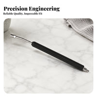 Hard to Reach Areas 15-Degree Bent Extension Rod Stainless Steel Pressure Washer Curved Rod for Car Washing