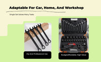 Ratchet socket set for car repairs