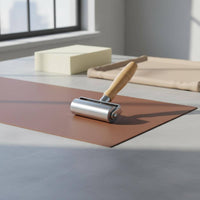 Leather Border Roller Wooden Handle Leather Seam Roller Tapered Grip