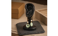 Realistic Human Ear Display Stand Pedestal Base Ear Shaped Earring Stand