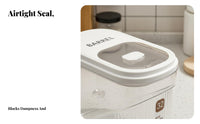 Moisture-Proof Rice Storage Container Safe Rice Dispenser Space-Saving Design for Countertop, Kitchen Cabinet