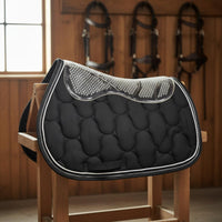 Silicone Saddle Pad Ventilated Equestrian Gear Long-Lasting for Riders